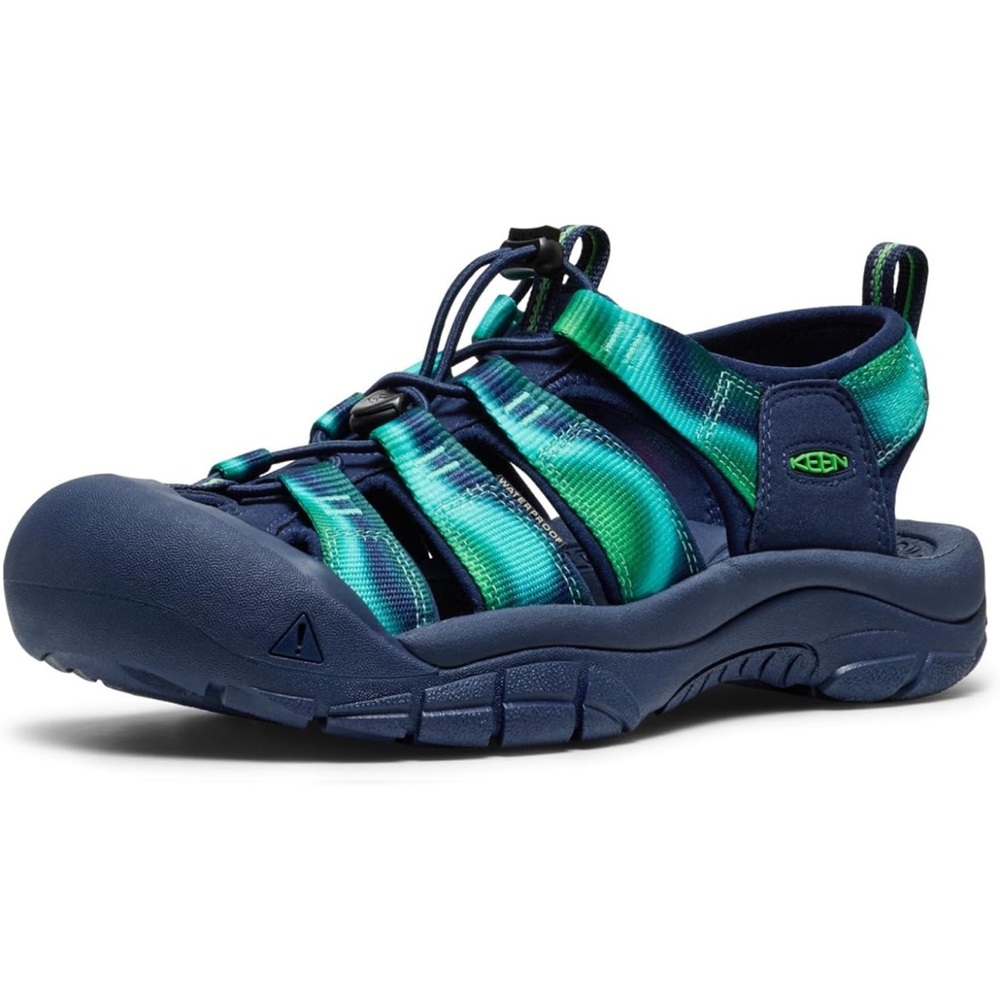 KEEN Men's Newport H2 Destination Pack Sunset Navy & Green Sport Water Sandals